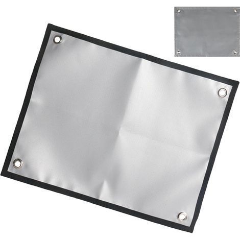 Tapis pour sous Foyer - Tapis Résistant Au Feu pour Réchaud De Camping,Protections Renforcées en Fibre De Verre Plia Bles pour Bord De Piscine Pelouses Camion De Restauration Plage Cuisson (1/5)