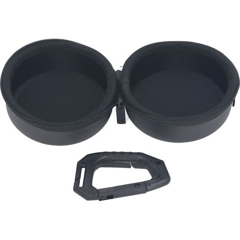 Piccolo kit di accessori da campeggio, custodia rigida in EVA, chiusura a cerniera, piccolo kit di attrezzi da campeggio con passante per attività all'aperto. (1/5)