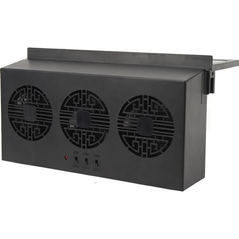 Ventilateur d'extraction solaire pour voiture, refroidissement rapide, élimination des odeurs, portable, économie d'énergie, noir, pour radiateur. (1/5)