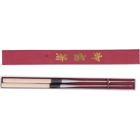 Baguettes japonaises sushi avec manche en bois, ustensiles de cuisine et service, 180mm (1/5)