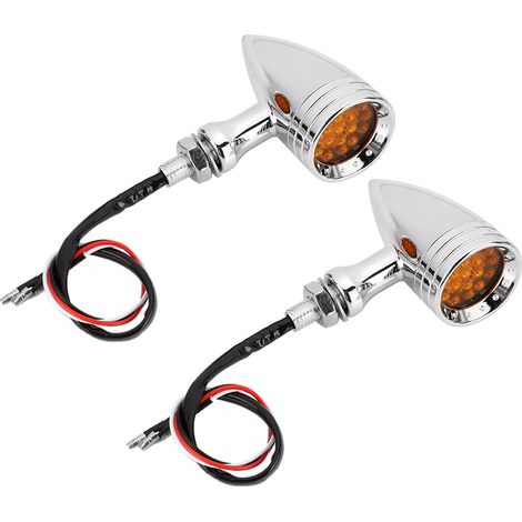 Feux clignotants LED rétro balle pour moto Honda, phares indicateurs style rétro (1/5)