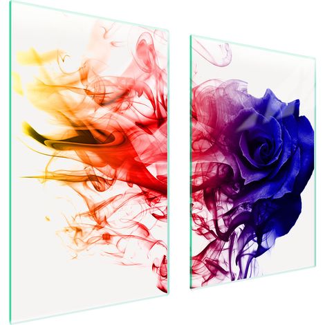 GLASSCHUTZPLATTE FÜR KÜCHE 65x52 ROSE (1/5)