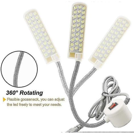 Industrielle Beleuchtung für Nähmaschinen, multifunktionale und flexible LED-Arbeitsleuchte, magnetische Lampe zum Nähen.