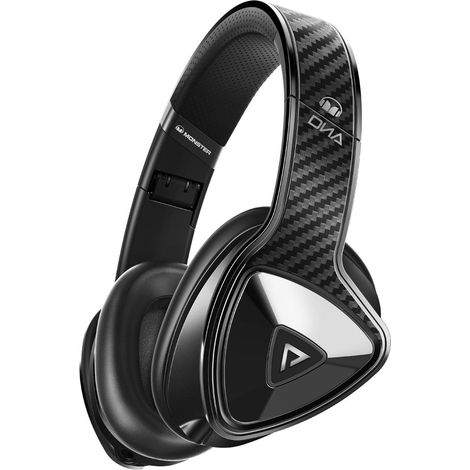 Monster - monster dna pro 2.0 over-ear headphones- matte black - 13702100 - 5401101570532