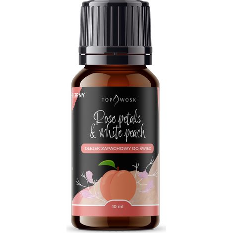 Olio profumato ai petali di rosa e pesca bianca 10 ml