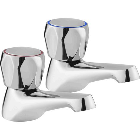 Deva Vitality Round Bath Taps Pair - Chrome (1/2)