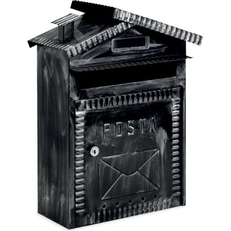 TECHNOMAX - CASSETTA POSTALE ALTEA STRUTTURA FERRO BATTUTO 26.5X14X35CM (1/2)