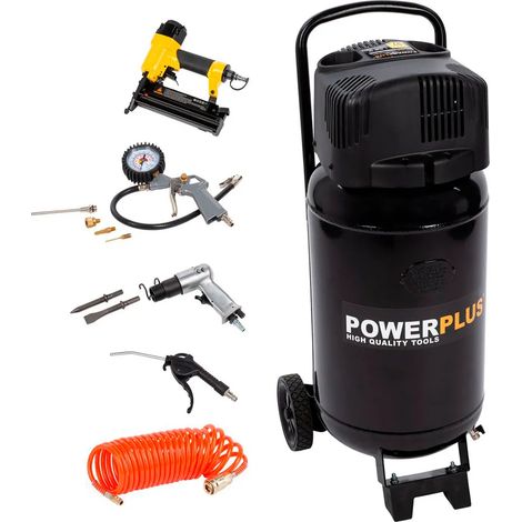 Luftkompressor Powerplus powx1751 1100W 50 Liter