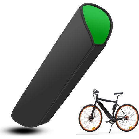 Pour Circonférence de Cadre de 28 34 cm (Vert) Housse de Protection pour Batterie de Vélo électrique, Universel Protection de Batterie de Vélo électri (1/5)