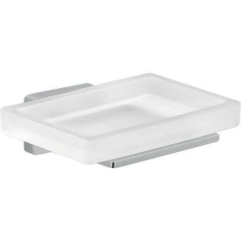 PORTE SAVON CROMALL VERRE 11,5X10X3,8 CM RÉF 44111300200