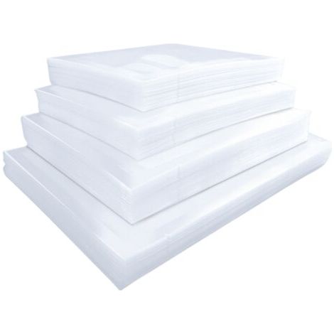 Sacs de conservation sous vide 10 x 15 cm, lot de 10, emballage transparent scellé (1/3)