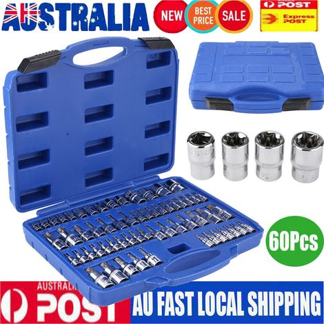 Coffret de 60 embouts Torx Star inviolables (entraînement 1/4", 3/8" et 1/2") (1/5)