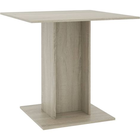 Table de salle à manger Chêne sonoma 80 x 80x75 (1/5)