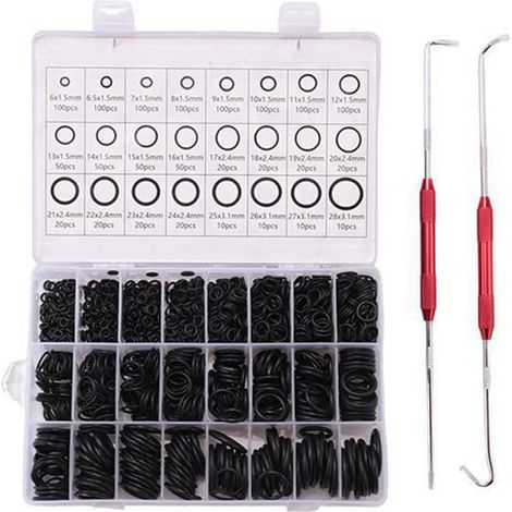 Losnummer mit 1200 Hochtemperatur-Butyl-O-Ring-Dichtungen + Öldichtungs-Pilotring (1/5)