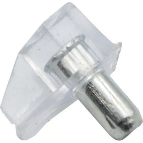 100 Pions Transparents Triangles Supports Forte Portée pour Étagère Placard Armoire (1/5)