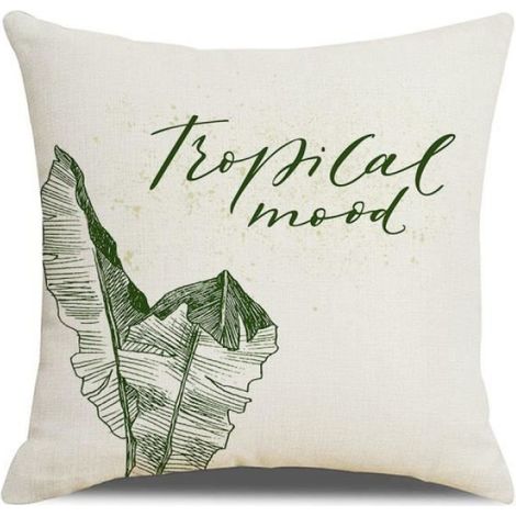 Taies d'oreiller - - 45x45 cm - Polyester - Bureau - Uni (1/2)