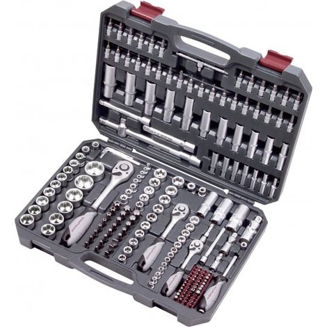 Coffret clés + douilles 1/4 -3/8 -1/2 - KRAFTWERK