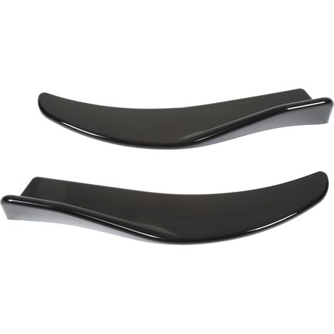 2 pièces Spoiler de coffre arrière 41,5 cm, aileron de malle arrière universel réduisant la résistance au vent, noir brillant pour automobiles (1/5)