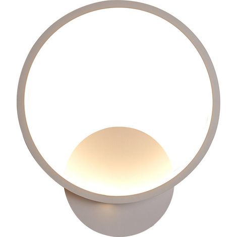 Moderne runde LED-Wandleuchte für den Innenbereich, warmweiß, für Wohn- oder Schlafzimmer - KZQ