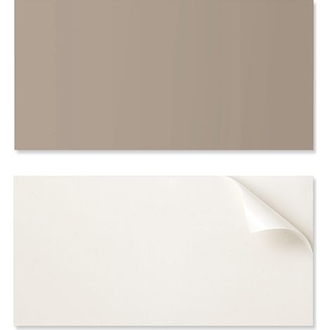 Panel de pared de vinilo para decoraci贸n de interiores modernos, 100x50 cm, color marr贸n.