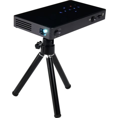 Mini Proiettore Smart 4K 15-200" Android 7.1 BT WiFi Proiettore LED HD Portatile (1/5)