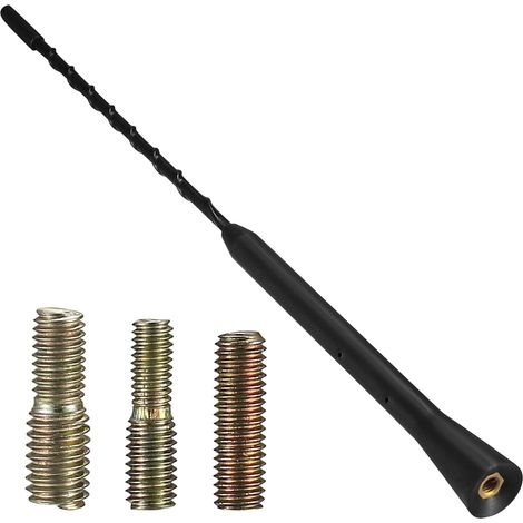 Antenne de Voiture Universelle AM/FM, 28 cm, Réception AM/FM, Remplacement de Toit, Filetage M4/M5/M6 (1/5)