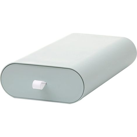 Boîte de rangement cachée autocollante sous la table (vert, L)