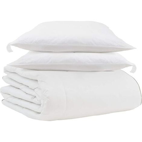 Ensemble de couette d'hiver en duvet de canard (avec oreiller), trois pièces, blanc, duvet de canard (1/5)