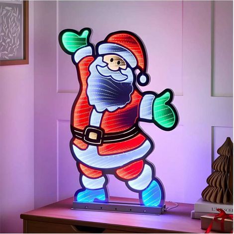 Luce Decorativa LED Infinity Babbo Natale - 60 cm (1/4)