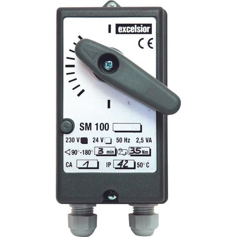 Stellmotor für 3- und 4-Wege-Misch-/Verteilerventile sm100 motorisierung für dn50/2" bis dn125 c/ rotierende Wechselstromventile