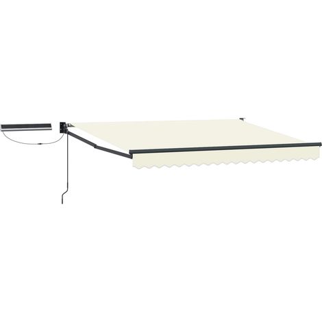 Electric Retractable Awning Cream and Anthracite 3 x 2 m vidaXL (1/5)