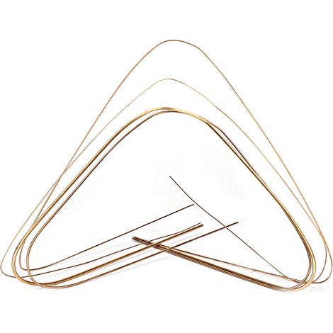 4 tiges de soudure en alliage métallique argenté, cuivre et aluminium (0.5mm, 0.7mm, 1.0mm, 1.5mm) pour fabrication de bijoux (1/5)