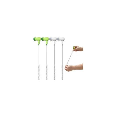 Set di 4 spazzolini per la pulizia delle cannucce 2 in 1: spazzolino piccolo per bottiglie e tappi, spazzolino lungo in nylon (1/5)