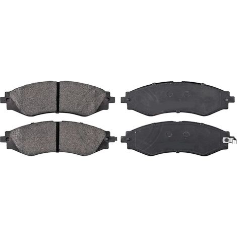 KIT PASTIGLIE FRENO ANTERIORI compatibile con DAEWOO LANOS (KLAT) / PASTIGLIE FRENANTI AUTO OEM FDB1116 FDB1369 FDB584 , / SOSTITUZIONE DIRETTA / BASSA POLVERE / SILENZIOSO (1/4)