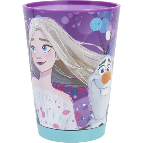 Disney Frozen Kippsicher Trinkbecher PP 470 ml Drop Safe Plastikbecher mit Smartgrip-System