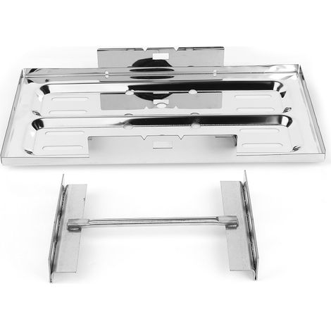 Kit de montage universel pour support de batterie en acier inoxydable poli, 7 1/2 x 13 1/4 pouces (1/5)