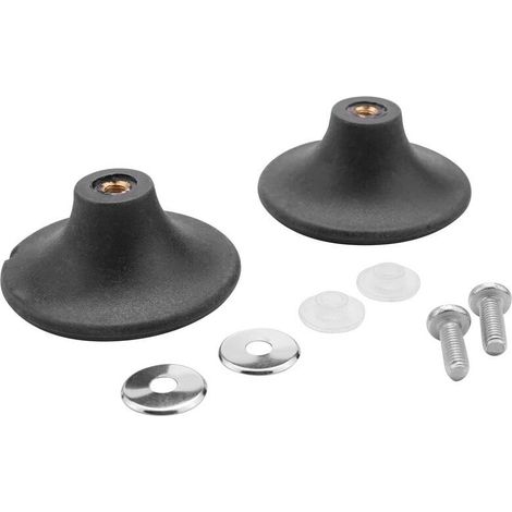 juegos de asas para tapa, accesorio de repuesto, baquelita, verde militar, para olla. (1/5)