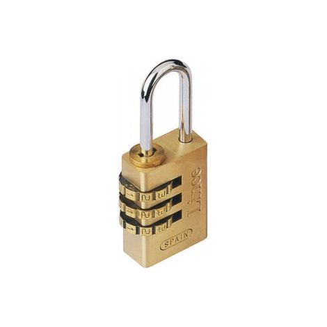 LUCCHETTO IN OTTONE 200-20 COMBINAZIONE