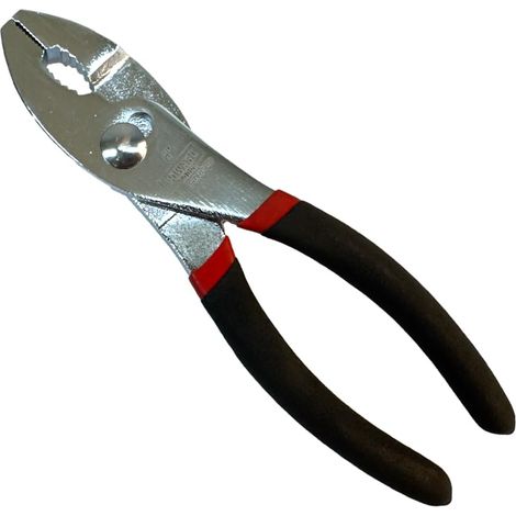 Pince multiprise 6 po – Acier au carbone haute résistance avec poignée à revêtement caoutchouc – Dents à prise fine à l'avant et dents à prise grossière à l'arrière – Finition résistante à la rouille