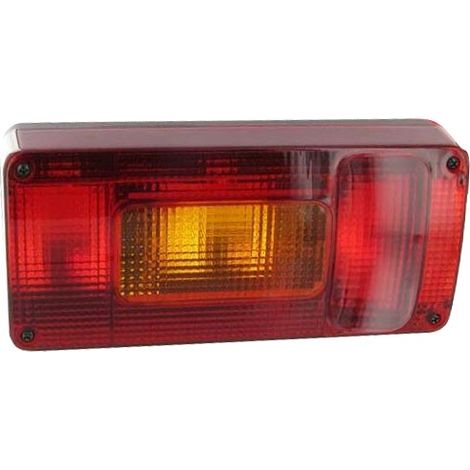 Oc-Pro – Feu arrière gauche multifonctions 5 fonctions – Feu de position, stop, clignotant, éclaireur plaque, antibrouillard – Dimensions 218x100x55mm