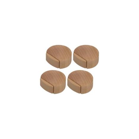 Stück, Türstopper aus Holz, selbstklebend (Eiche natur)