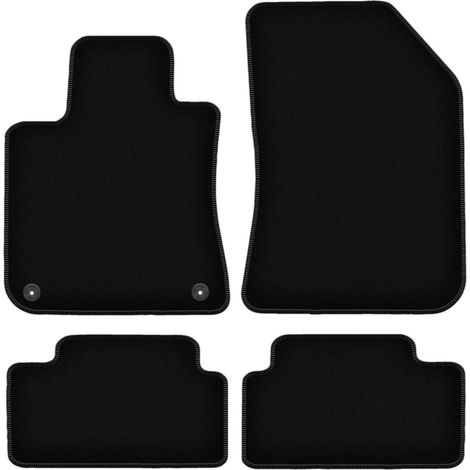 Alfombrillas de terciopelo negro BASIC para Peugeot 308 II hatchback (2013-) (1/5)