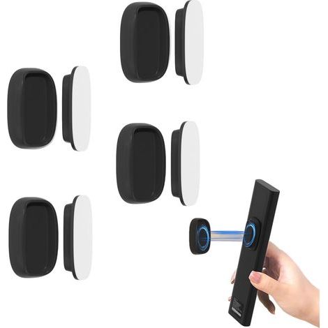 Mise à Niveau Supports Magnétiques Puissants pour Télécommande, 4 Pièces Support Telecommande Mural, Climatiseur Mural Telecommande, Convient à Tous Les Types d'Appareils Ménagers (1/5)