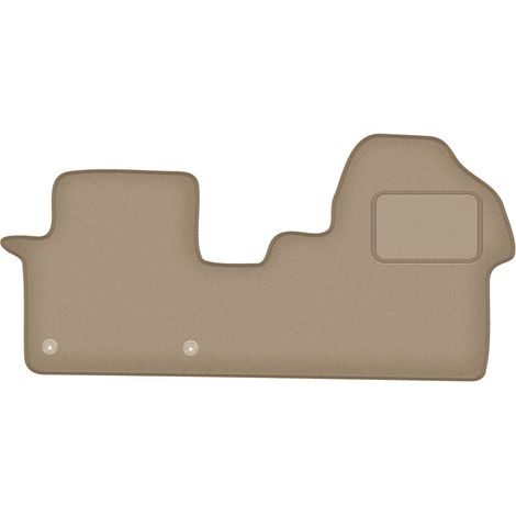 Tappetino in velluto per conducente per: furgone Fiat Scudo III (2021-) beige