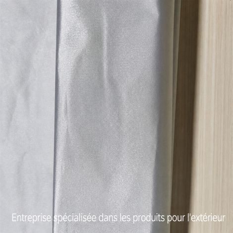 Housse de protection tissu Oxford tissage uni gris clair brillant pour machine et équipement gris 42 × 32 × 5 cm 100 g – Livraison gratuite