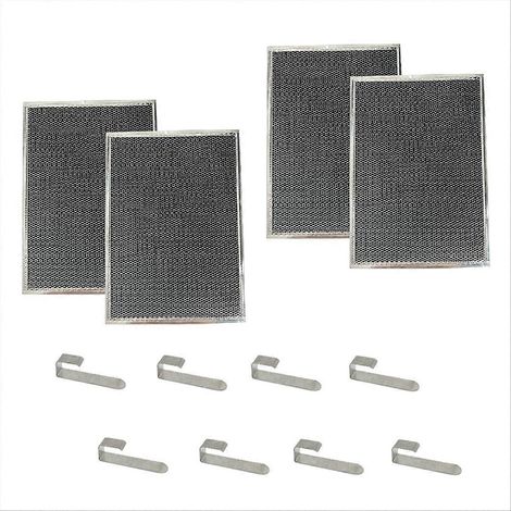 Pièces de rechange pour hotte aspirante W10905734 : filtre à charbon actif (4 pièces). (1/5)