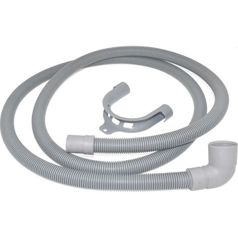 Universal Dishwasher Drain Outlet Hose and Hook 2 Meter Length Bent End