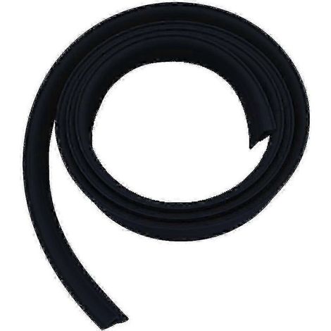 Bande de protection de bord de moquette en PVC 2 mètres, bande de transition de sol en caoutchouc, garniture adhésive en forme de T (1/5)