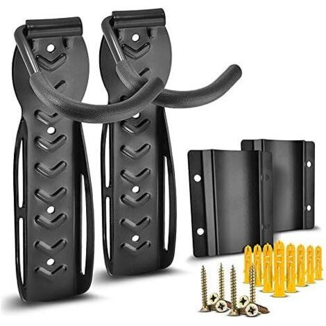 Lot de 2 supports muraux compacts pour avec protection avec matériel amélioré – Facile à installer (1/5)