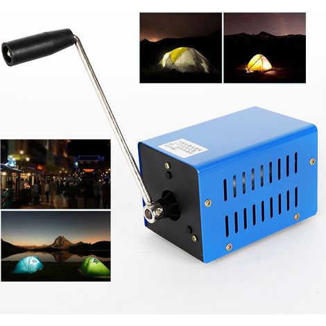 Manual Hand Crank Generator USB Charger Outdoor Camping Generator Portable 20W (1/5)